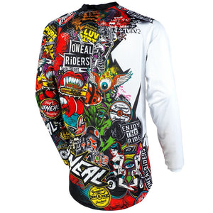 Oneal Mayhem Adult MX Jersey - Crank Black / Multi