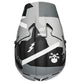 Thor Reflex Adult MX Helmet - Carbon Brave Grey White