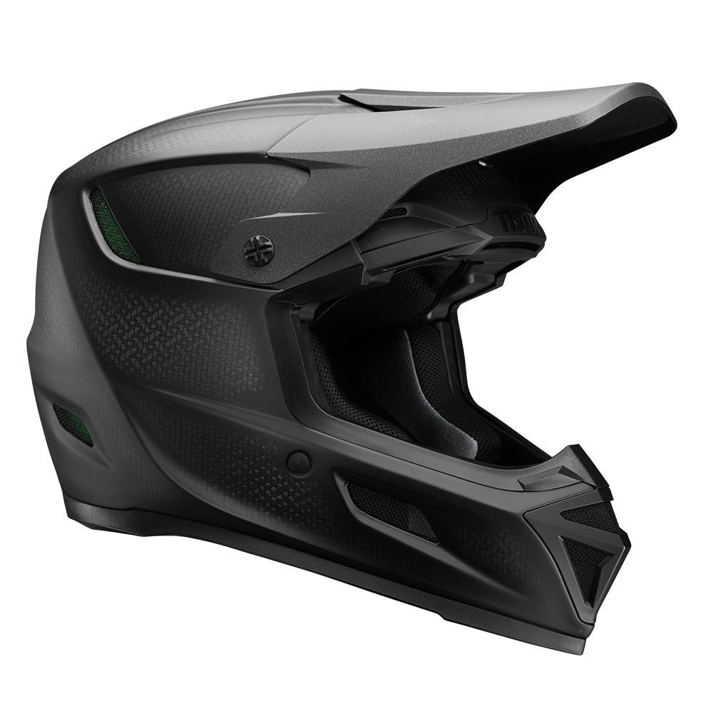 Thor Reflex Adult MX Helmet - Carbon Stealth Black