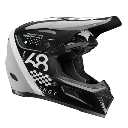 Thor Reflex Adult MX Helmet - Riot Black White