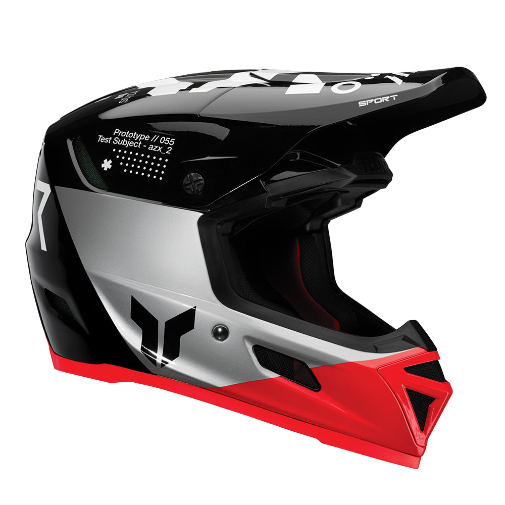 Thor Reflex Adult MX Helmet - Strike Black Red