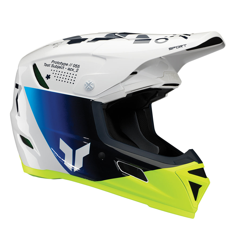 Thor Reflex Adult MX Helmet - Strike Navy Acid