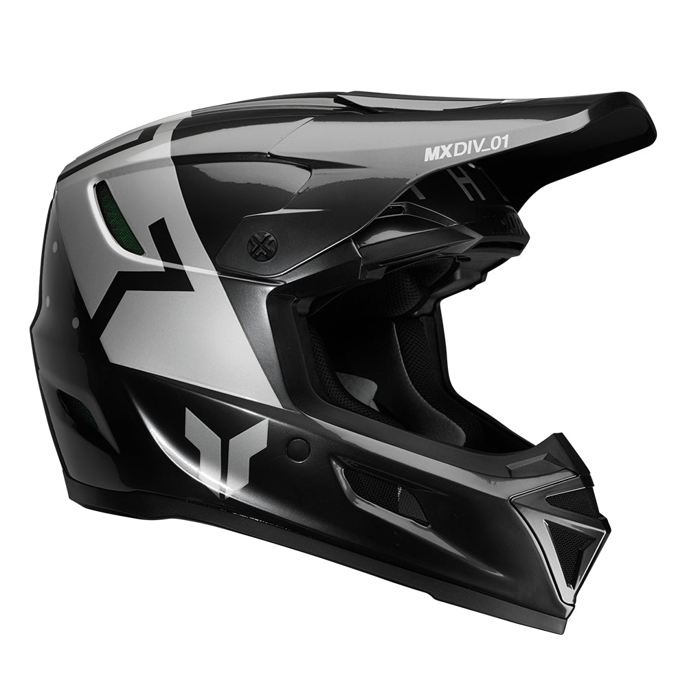 Thor Reflex Adult MX Helmet - Rogue Chrome Silver