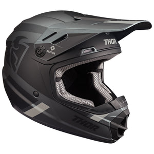 Thor Youth Small Sector MX MIPS Helmet - Split Charcoal Black