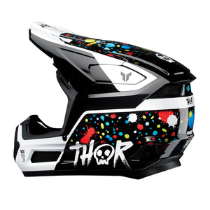 Thor Fleet Youth MX Helmet - Splat Black