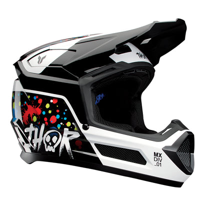 Thor Fleet Youth MX Helmet - Splat Black