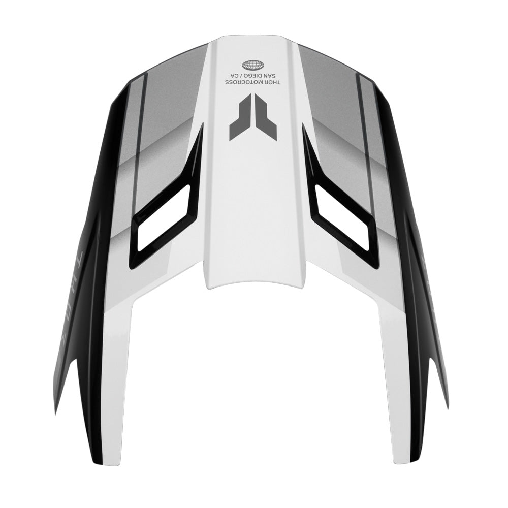 Thor Fleet Replacement Adult Helmet Visor Kit - Defy Black / White
