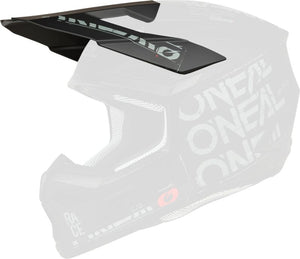 Oneal 3SRS Replacement Adult Helmet Peak - Static Matte Black Grey