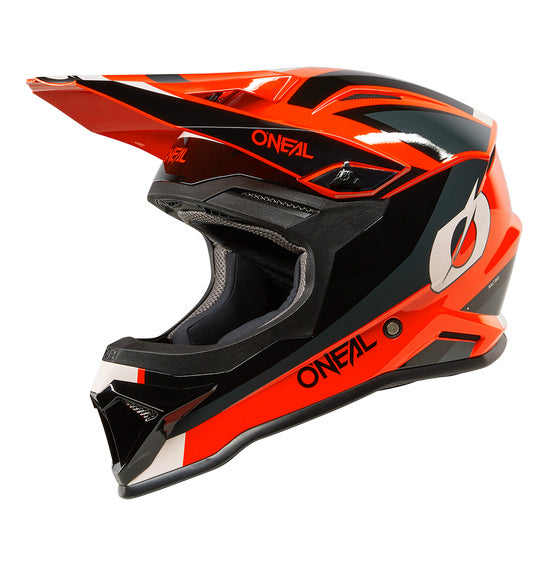 Oneal 1SRS Youth MX Helmet - V24 Stream Black / Red