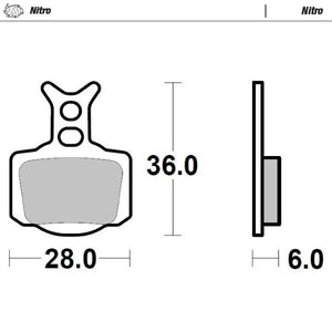 BRAKE PADS FRONT AND REAR MOTO MASTER NITRO GAS GAS HUSQVARNA KTM