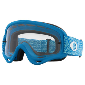 Oakley O-Frame Adult MX Goggles - Blue Crackle - Clear lens