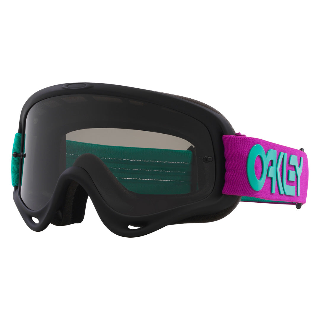 Oakley O-Frame Adult MX Goggles - B1B Celeste Purple - Dark Grey Lens