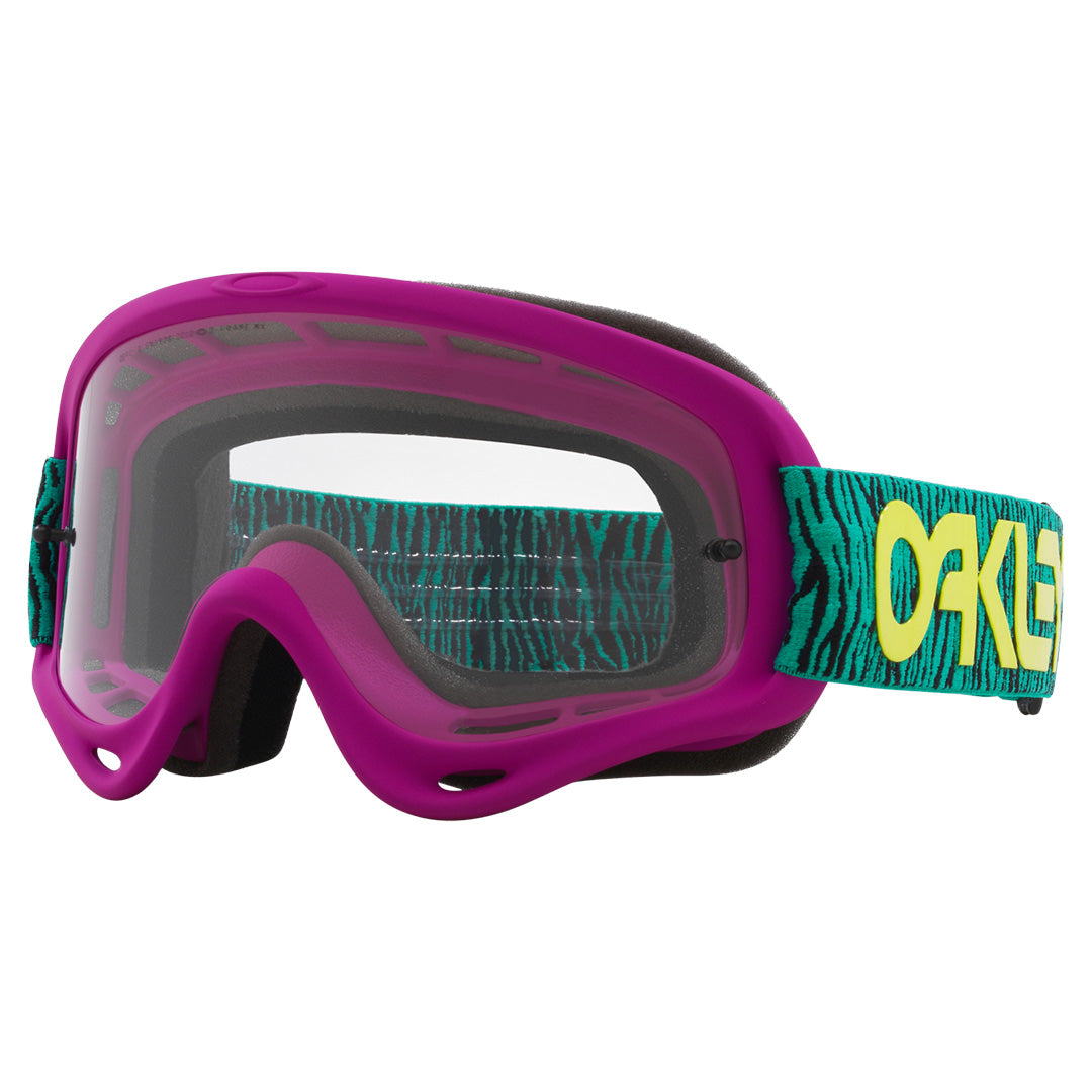 Oakley O-Frame Adult MX Goggles - B1B Celeste Bengal - Clear Lens