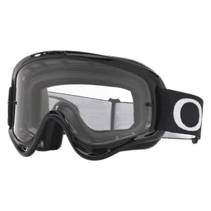 Oakley O-Frame XS Youth MX Goggles - Sand Jet Black - Dark Grey + Clear Lens