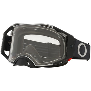 Oakley AirBrake Adult MX Goggles - TuffBlocks Gunmetal Black - Clear Lens