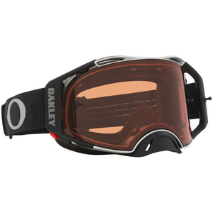 Oakley AirBrake Adult MX Goggles - TuffBlocks Gunmetal Black - Bronze Prizm Lens