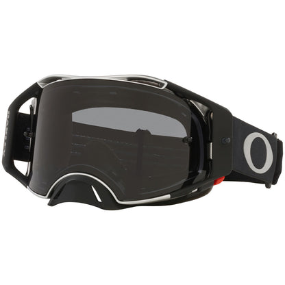 Oakley AirBrake Adult MX Goggles - TuffBlocks Gunmetal Black - Dark Grey Lens