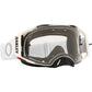 Oakley AirBrake Adult MX Goggles - TuffBlocks White - Clear Lens