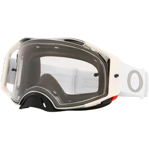 Oakley AirBrake Adult MX Goggles - TuffBlocks White - Clear Lens