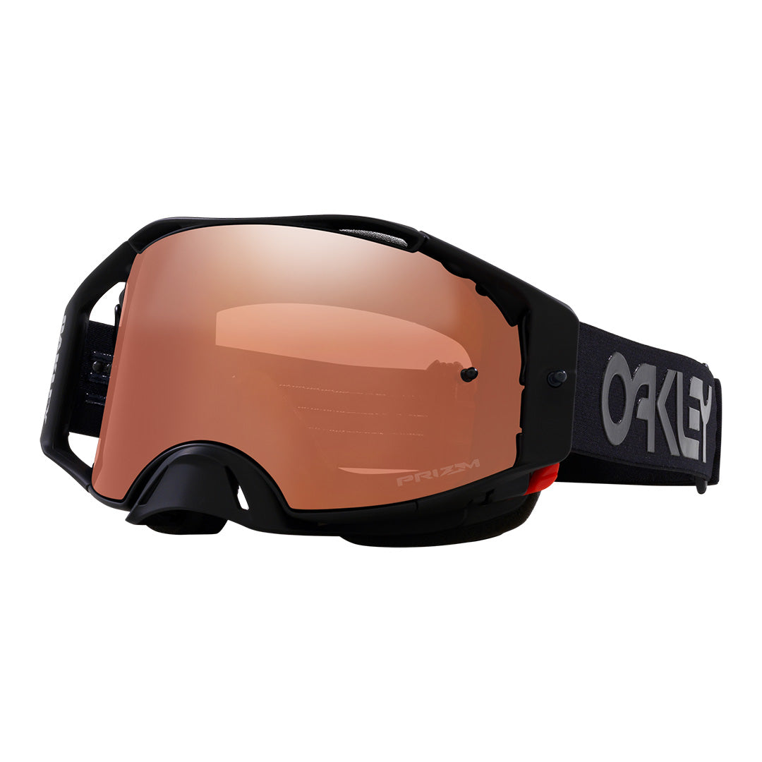 Oakley AirBrake Adult MX Goggles - Blackout B1B - Black Prizm Lens