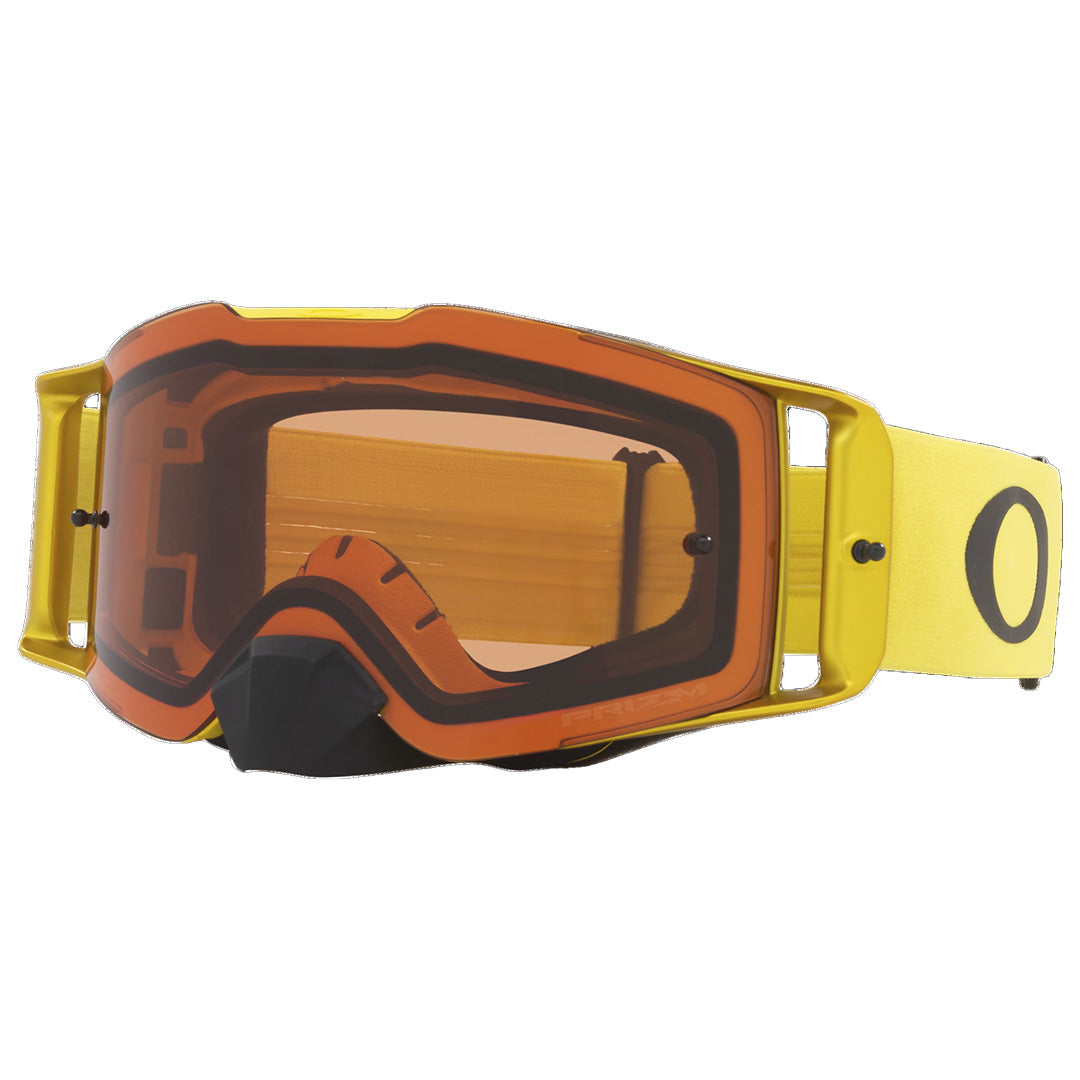 Oakley Front Line Adult MX Goggles - Moto Yellow - Bronze Prizm Lens