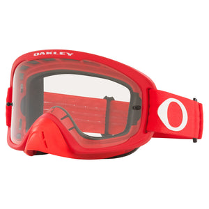 Oakley O-Frame 2.0 Pro Adult MX Goggles - Moto Red - Clear Lens