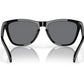 Oakley Frogskin Sunglasses - Polished Black - Grey Lens