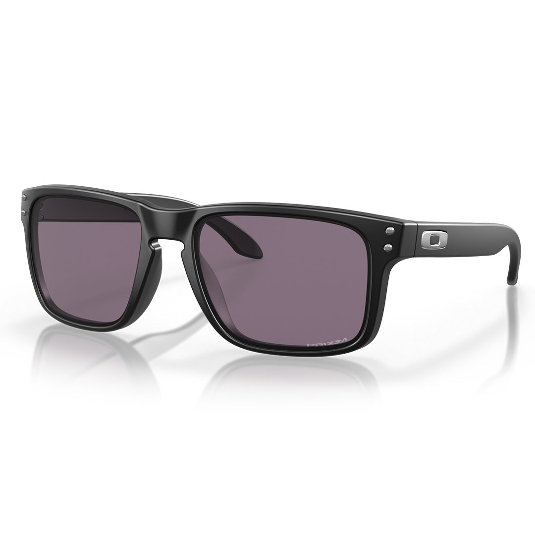 Oakley Holbrook Sunglasses - Matte Black - PRIZM Grey Lens