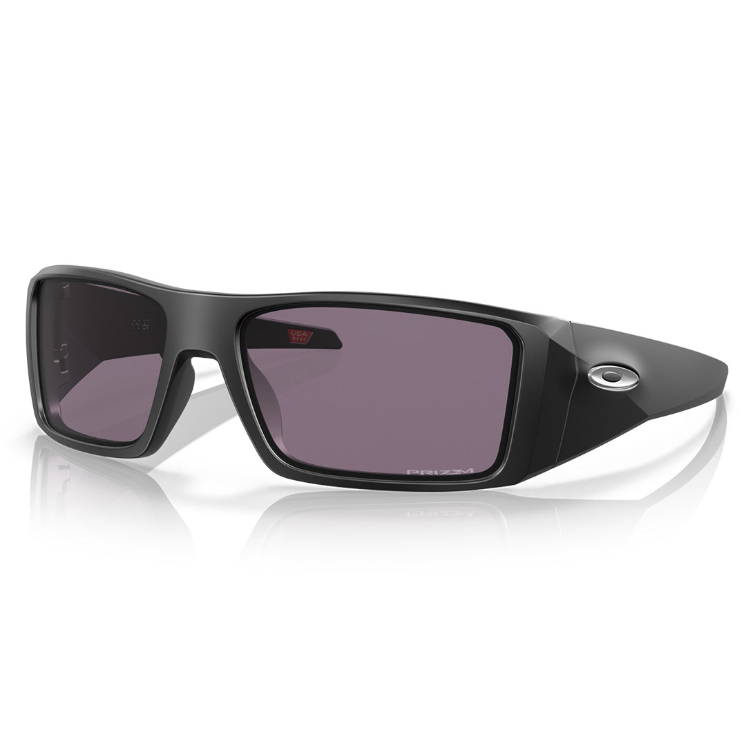 Oakley Heliostat Sunglasses - Matte Black - Prizm Grey Lens