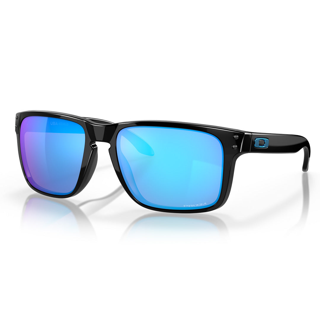 Oakley Holbrook XL Sunglasses - Polished Black - PRIZM Sapphire Lens