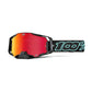 100% Armega Limited Edition JettPak MX Goggles - Jett Special - HiPER Mirror Red Lens