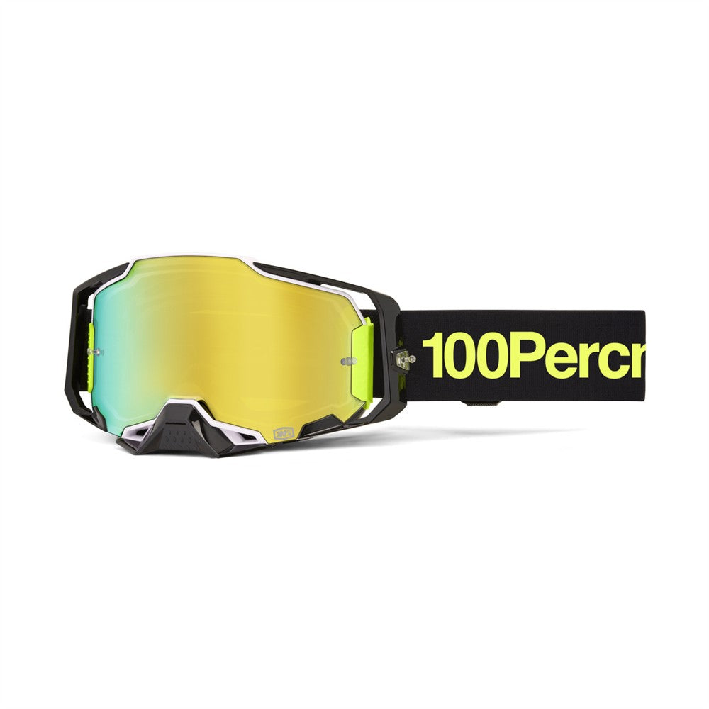 100% Armega Adult MX Goggles - Orban - Mirror Gold Lens