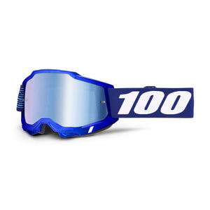 100% Accuri 2 Adult MX Goggles - 2028 - Blue Mirror Lens