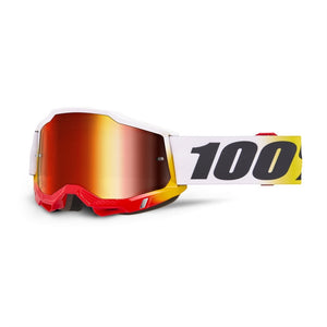 100% Accuri 2 Adult MX Goggles - Torken - Red Mirror Lens