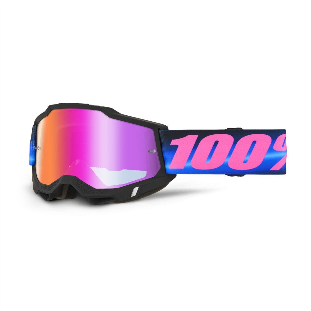 100% Accuri 2 Adult MX Goggles - Superdome - Dark Red Mirror Lens