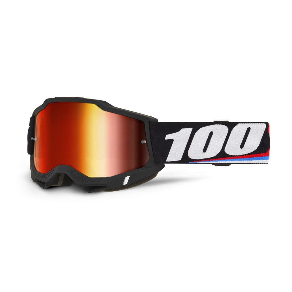 100% Accuri 2 Adult MX Goggles - Magnus - Red Mirror Lens