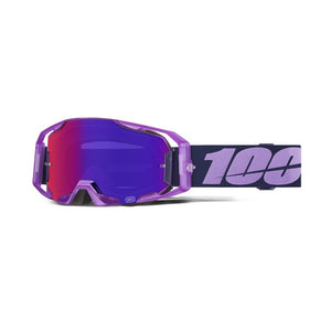 100% ARmatic Adult MX Goggles - Toyoko - Purple Mirror Lens