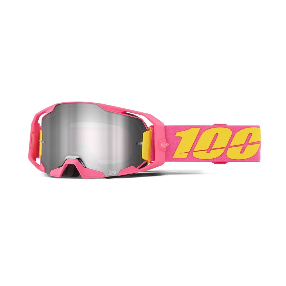 100% ARmatic Adult MX Goggles - Snakpak - Silver Flash Mirror Lens
