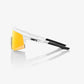 100% Speedcraft Soft Tact Off White Sunglasses - HiPER Red Mirror Lens