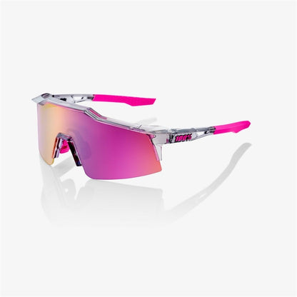 100% Speedcraft SL Sunglasses - Tokyo Night - Purple Mirror Lens