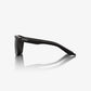 100% Renshaw Soft Tact Black Sunglasses - Smoke Lens