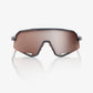 100% Slendale Gloss Carbon Fibre Sunglasses - HiPER Crimson Silver Mirror Lens