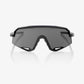 100% Slendale Matte Black Sunglasses - Smoke Lens