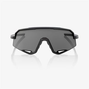 100% Slendale Matte Black Sunglasses - Smoke Lens