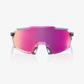 100% Korbin Tokyo Night Sunglasses - Purple Mirror Lens