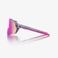 100% Korbin Tokyo Night Sunglasses - Purple Mirror Lens