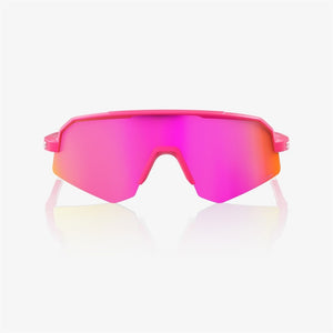 100% Slendale SL Satin Pitaya Sunglasses - HiPER Vital Pink Mirror Lens