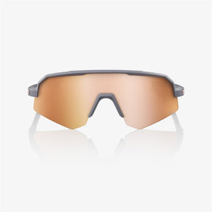 100% Slendale SL Soft Tact Grey Sunglasses - HiPER Copper Mirror Lens