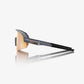 100% Slendale SL Soft Tact Grey Sunglasses - HiPER Copper Mirror Lens