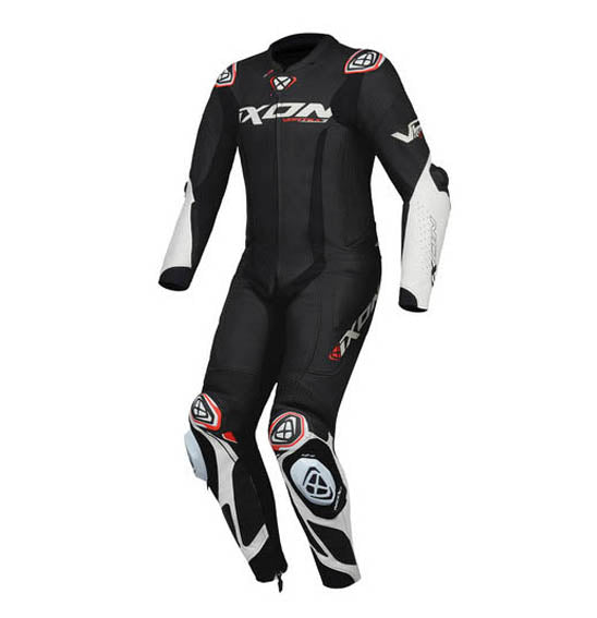 Ixon Vortex 3 Leather Suit - Black/White